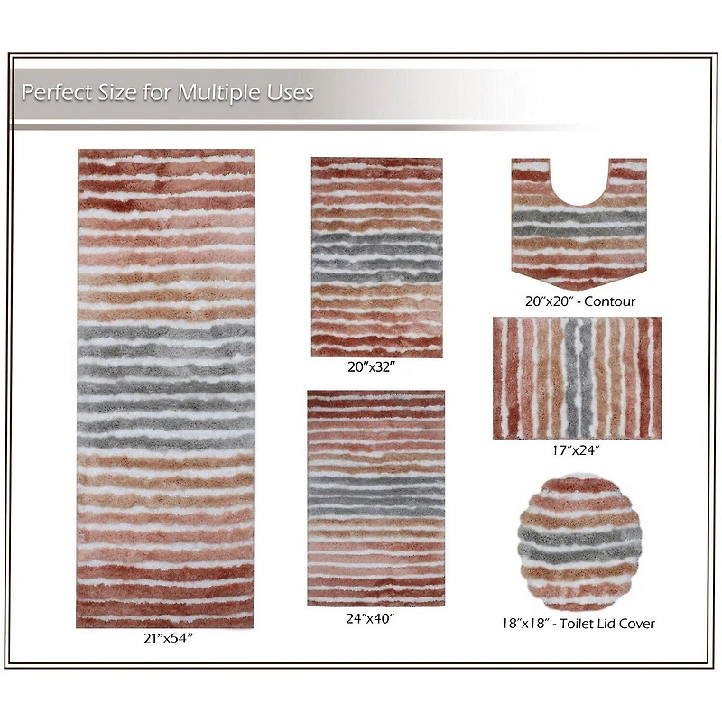 Home Weavers Inc Impression 2-pc. Bath Rug Set