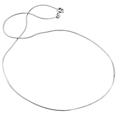 Sterling Silver 18” .75mm Kobra Chain