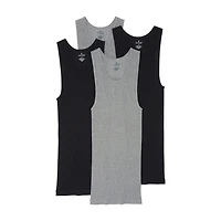 Stafford Ultra Soft Mens Scoop Neck Sleeveless 4 Pack Tank