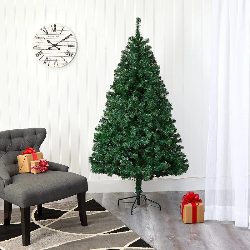 Nearly Natural Northern Tip 6 Foot Pine Christmas Tree