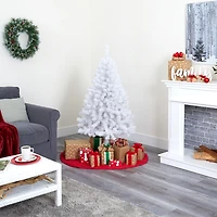 Nearly Natural Foot White Pine With Bendable Branches Christmas Tree