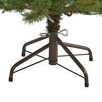 Nearly Natural 4 Foot Mountain Pine With 374 Bendable Branches And 100 Clear Lights Pre-Lit Christmas Tree