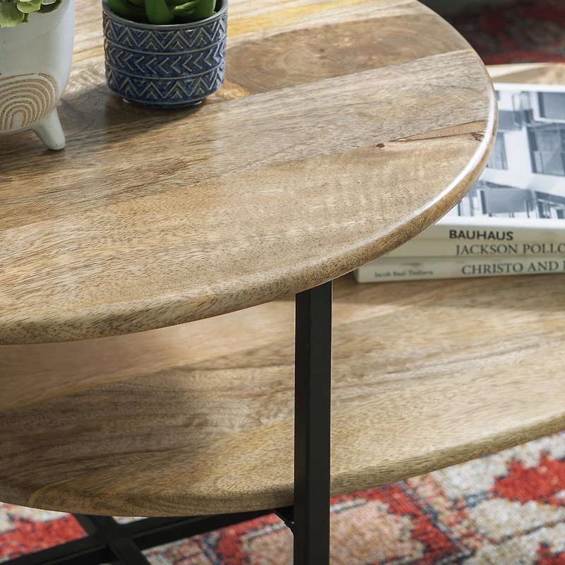 Linon Gouaux Storage Coffee Table