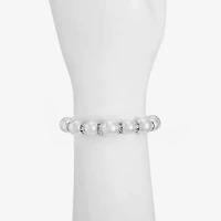 Monet Jewelry Timeless Womens Simulated Pearl Stretch Bracelet