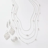 Sparkle Allure Womens 5MM Pure Silver Over Brass Band
