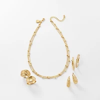 Sparkle Allure Womens 6MM 14K Gold Over Brass Band