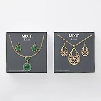 Mixit Womens White 2-pc. Jewelry Set