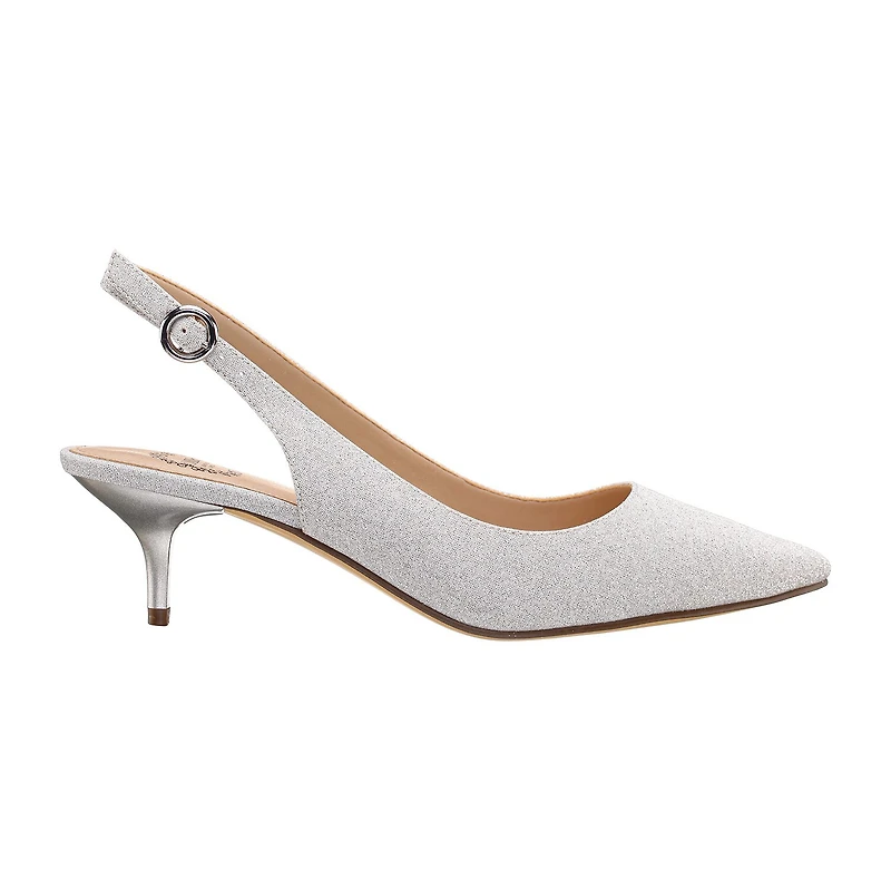 I. Miller Samaria Womens Round Closed Toe Kitten Heel Pumps