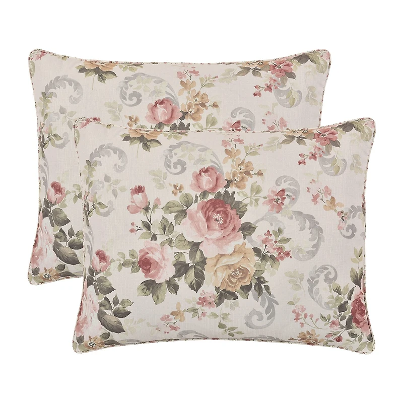 Royal Court Chablis 4-pc. Floral Midweight Comforter Set