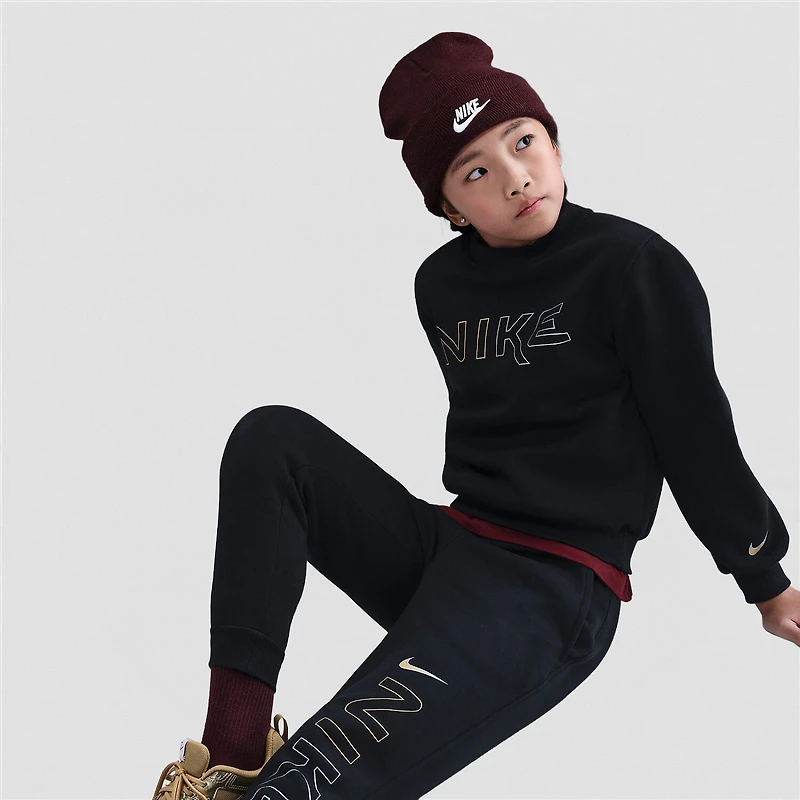 Nike Club Big Kid Unisex Cuffed Regular Fit Fleece Jogger Pant