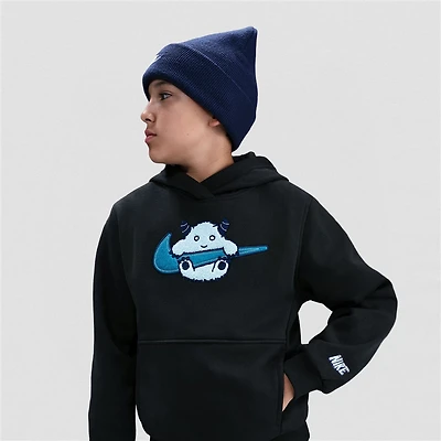 Nike Club Big Kid Unisex Long Sleeve Fleece Active Hoodie