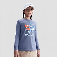 Nike Big Kid Unisex Crew Neck Long Sleeve Classic Fit Graphic T-Shirt
