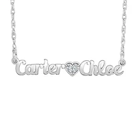 Personalized Diamond Accent Name Necklace