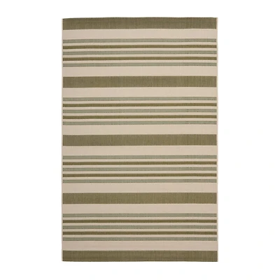 Safavieh Courtyard Collection Ercan Stripe Indoor/Outdoor Area Rug
