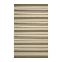 Safavieh Courtyard Collection Ercan Stripe Indoor/Outdoor Area Rug