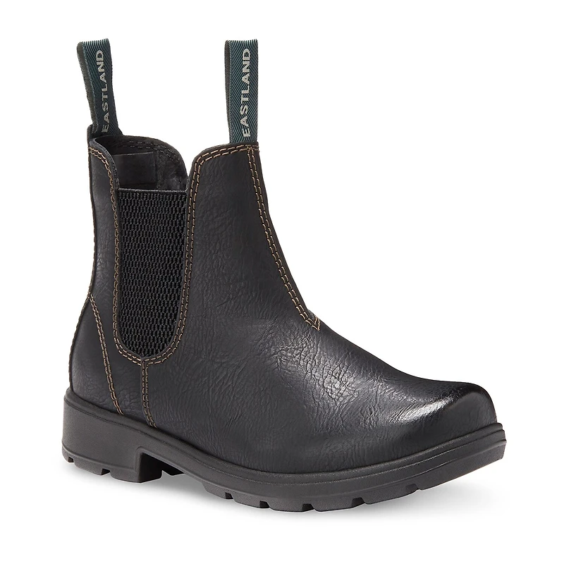 Eastland Womens Baja Chelsea Block Heel Boots