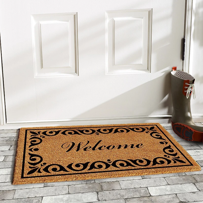 Calloway Mills Breaux Welcome Outdoor Rectangular Doormat