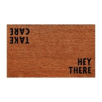 Calloway Mills Hey There Outdoor Rectangular Doormat