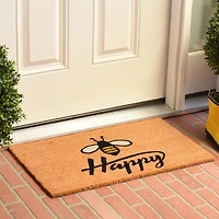 Calloway Mills Bee Happy Outdoor Rectangular Doormat