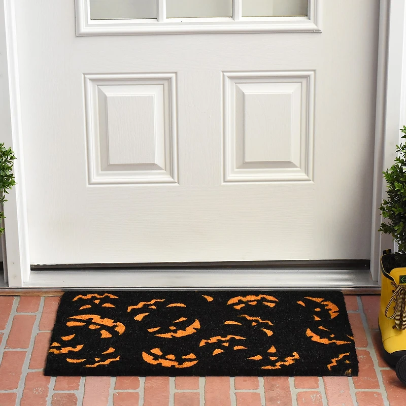Calloway Mills Scary Pumpkins Outdoor Rectangular Doormat