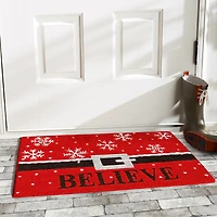 Calloway Mills Believe Outdoor Rectangular Doormat