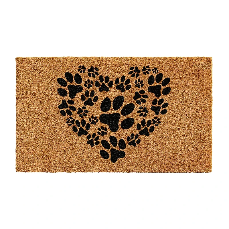 Calloway Mills Heart Paws Outdoor Rectangular Doormat