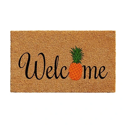 Calloway Mills Pineapple Fun Outdoor Rectangular Doormat