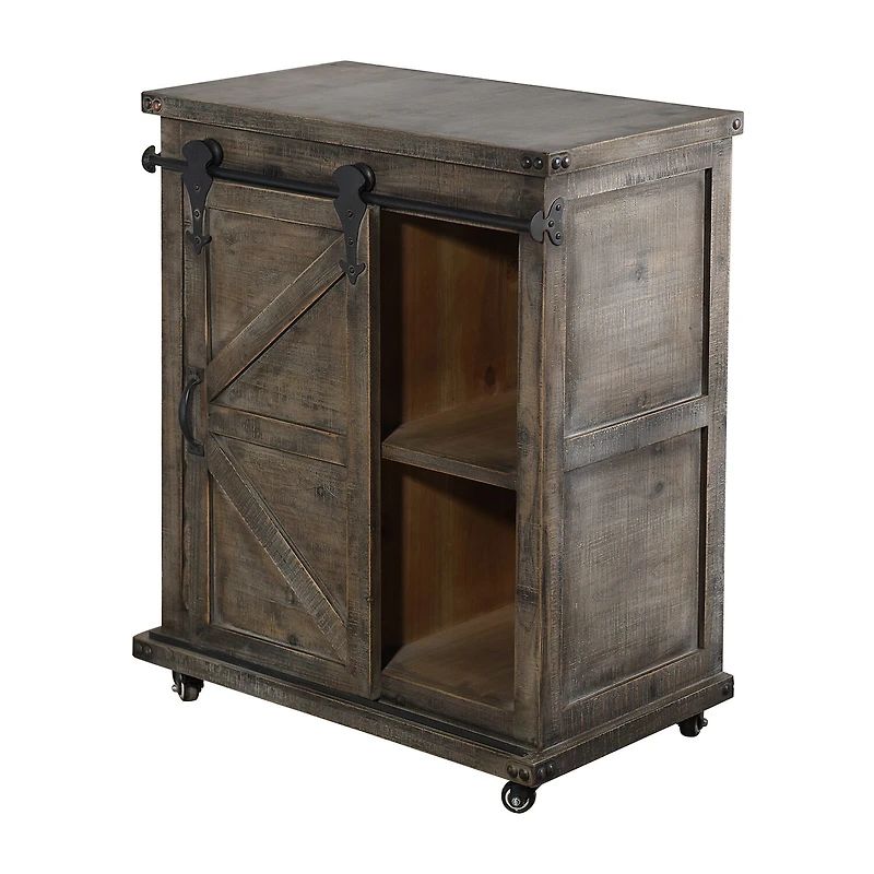 Stylecraft Persley Grey Wooden Accent Cabinet