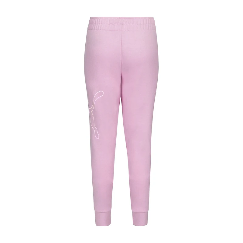 PUMA Jogger Big Kid Girls Cuffed Regular Fit Fleece Sweatpant