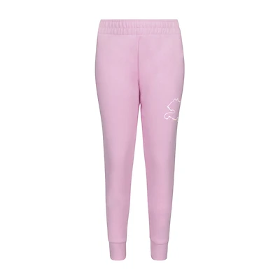 PUMA Jogger Big Kid Girls Cuffed Regular Fit Fleece Sweatpant