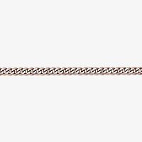Mens Stainless Steel 9 Inch Solid Curb Chain Bracelet