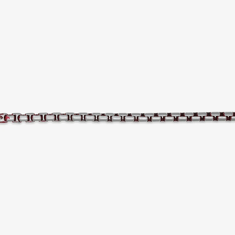 Mens Stainless Steel Inch Box Chain Necklace