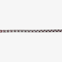 Mens Stainless Steel Inch Box Chain Necklace
