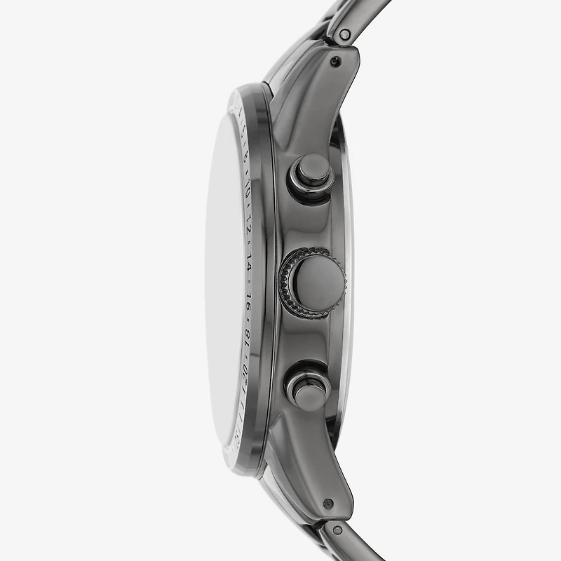 Relic By Fossil Mahoney Mens Multi-Function Gray Stainless Steel Strap Watch Zr15982