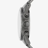 Relic By Fossil Mahoney Mens Multi-Function Gray Stainless Steel Strap Watch Zr15982
