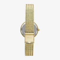 Relic By Fossil Savannah Womens Gold Tone Stainless Steel Bracelet Watch Zr34576