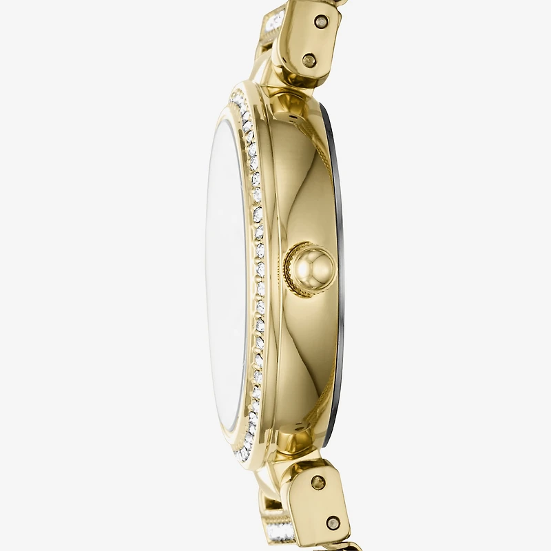 Relic By Fossil Savannah Womens Gold Tone Stainless Steel Bracelet Watch Zr34576