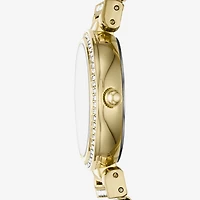 Relic By Fossil Savannah Womens Gold Tone Stainless Steel Bracelet Watch Zr34576