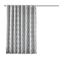 Madison Park Kagen 100"W X 84"L Energy Saving Blackout Grommet Top Single Patio Door Curtain