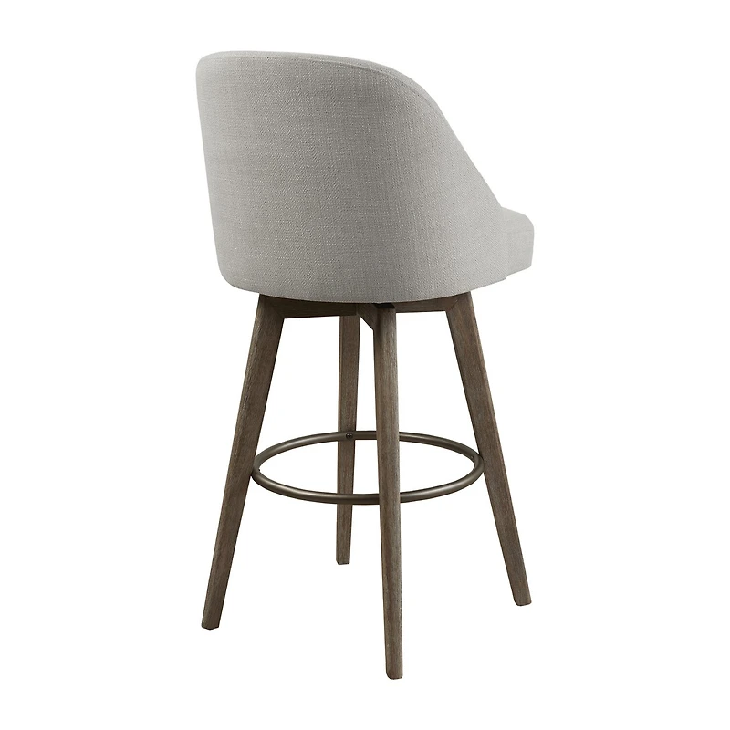 Madison Park Walsh Dining Room Collection Upholstered Swivel Bar Stool