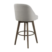Madison Park Walsh Dining Room Collection Upholstered Swivel Bar Stool