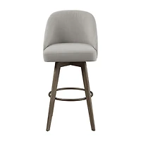 Madison Park Walsh Dining Room Collection Upholstered Swivel Bar Stool
