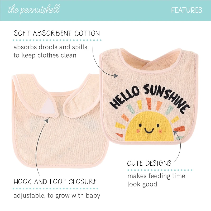 The Peanutshell Unisex 10-pc. Bib