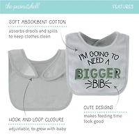 The Peanutshell Boys 10-pc. Bib