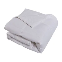Farm To Home Organic Blended Cotton White Feather And Down Comforter - Medium Warmth