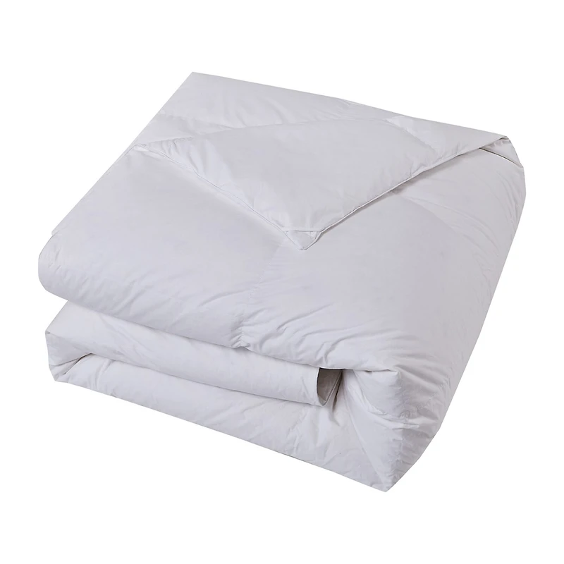 Farm To Home Organic Blended Cotton 600 Fill Power White Down Comforter