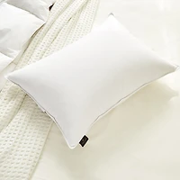 Farm To Home Organic Blended Cotton 600 Fill Power White Down Pillow