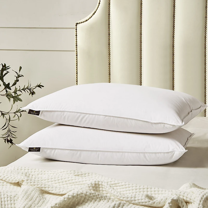 Farm To Home Organic Blended 2 Pack Medium Density Bed Pillow