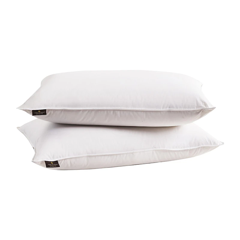 Farm To Home Organic Blended 2 Pack Medium Density Bed Pillow