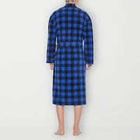 Residence Mens-Big Fleece Kimono Robe Long Sleeve Length